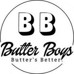 BB BUTTER BOYS BUTTER'S BETTER. logo