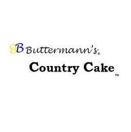 BB BUTTERMANN'S COUNTRY CAKE logo