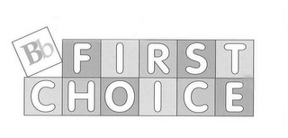 BB FIRST CHOICE logo