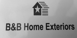 B&B HOME EXTERIORS logo