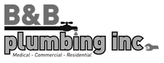 B&B PLUMBING INC. MEDICAL COMMERCIAL RESIDENTIAL logo