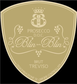 BB PROSECCO D.O.C. BLIN-BLIN BRUT TREVISO DENOMINAZIONE DI ORIGINE CONTROLLATA logo