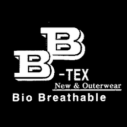 BB-TEX NEW & OUTERWEAR BIO BREATHABLE logo