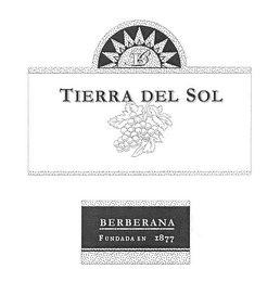 BB TIERRA DEL SOL BERBERANA FUNDADA EN 1877 logo