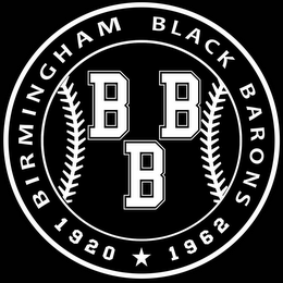 BBB BIRMINGHAM BLACK BARONS 1920 1962 logo