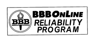 BBB ONLINE RELIABILITY PROGRAM logo