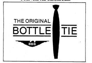 BBB THE ORIGINAL BOTTLE TIE logo