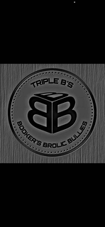BBB TRIPLE B'S BOOKER'S BROLIC BULLY'S logo