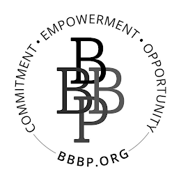BBBP COMMITMENT· EMPOWERMENT· OPPORTUNITY BBBP.ORG logo
