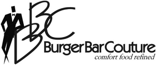 BBC BURGERBARCOUTURE COMFORT FOOD REFINED logo