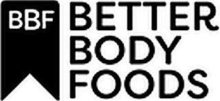BBF BETTER BODY FOODS logo