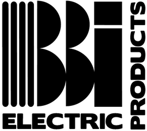 BBI ELECTRIC PRODUCTS logo