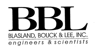 BBL BLASLAND, BOUCK & LEE, INC. ENGINEERS & SCIENTISTS logo