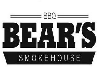 BBQ BEAR'S SMOKEHOUSE logo
