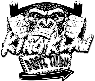 BBQ KING KLAW DRIVE THRU logo