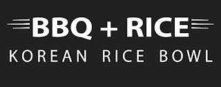 BBQ + RICE KOREAN RICE BOWL logo