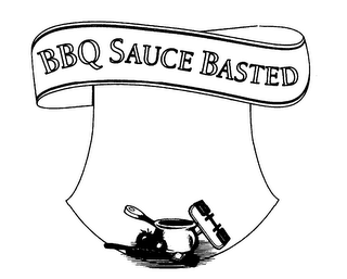 BBQ SAUCE BASTED B H B logo
