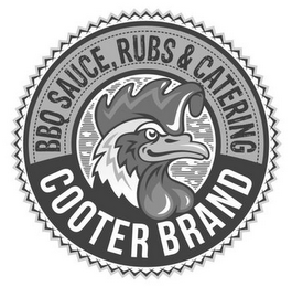 BBQ SAUCE, RUBS & CATERING COOTER BRAND logo