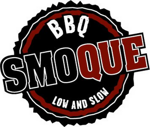 BBQ SMOQUE LOW AND SLOW logo