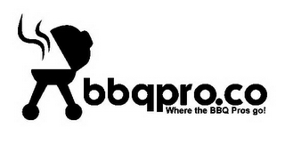 BBQPRO.CO WHERE THE BBQ PROS GO! logo