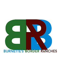BBR BURNETTE'S BORDER RANCHES logo