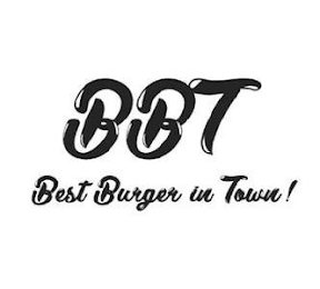 BBT BEST BURGER IN TOWN! logo