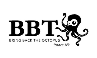 BBTO BRING BACK THE OCTOPUS ITHACA NY logo