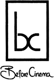 BC BEFORE CINEMA logo