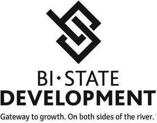 BC BI-STATE DEVELOPMENT GATEWAY TO GROWTH. ON BOTH SIDES OF THE RIVER. logo
