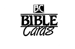 B.C BIBLE CARDS logo