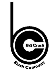 BC BIG CRUSH SLUSH COMPANY logo