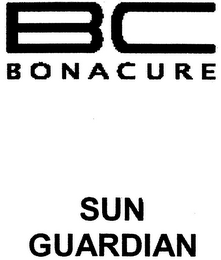 BC BONACURE SUN GUARDIAN logo