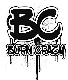 BC BORN CRAZY logo