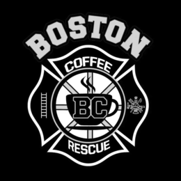 BC BOSTON COFFEE RESCUE logo