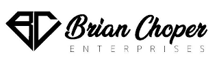 BC BRIAN CHOPER ENTERPRISES logo