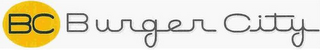 BC BURGER CITY logo