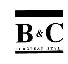 B&C EUROPEAN STYLE logo