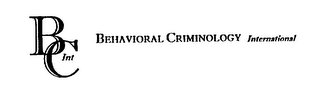 BC INT BEHAVIORAL CRIMINOLOGY INTERNATIONAL logo