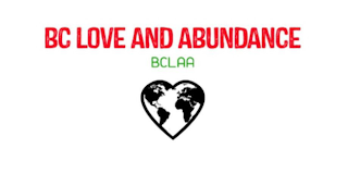 BC LOVE AND ABUNDANCE BCLAA logo