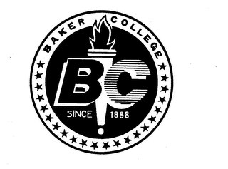 BC SINCE 1888 BAKER COLLEGE logo