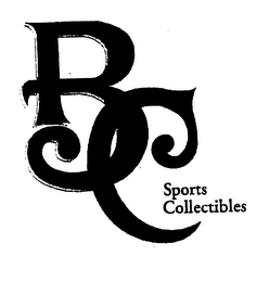 BC SPORTS COLLECTIBLES logo