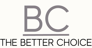 BC THE BETTER CHOICE logo