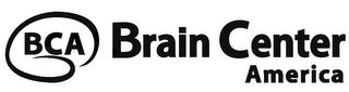 BCA BRAIN CENTER AMERICA logo