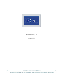BCA BURGESS CHAMBERS & ASSOCIATES, INC. FIRM PROFILE JANUARY 2007 logo