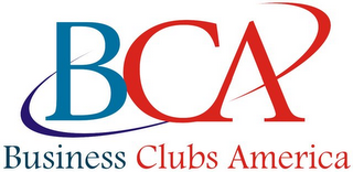 BCA BUSINESS CLUBS AMERICA logo