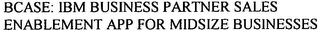BCASE: IBM BUSINESS PARTNER SALES ENABLEMENT APP FOR MIDSIZE BUSINESSES logo