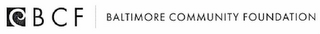 BCF BALTIMORE COMMUNITY FOUNDATION logo