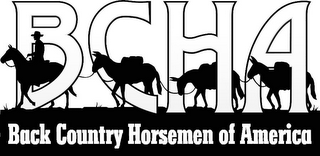 BCHA BACK COUNTRY HORSEMEN OF AMERICA logo
