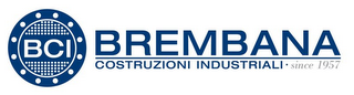 BCI BREMBANA COSTRUZIONI INDUSTRIALI · SINCE 1957 logo