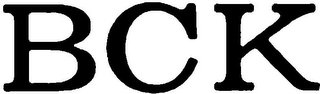 BCK logo